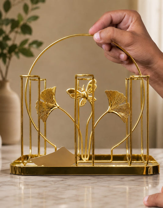 Golden Glass Stand